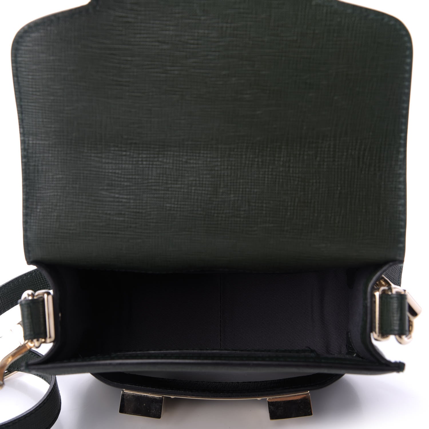 Proenza Schouler Linosa Calfskin Tiny PS11 Classic Shoulder Bag Dark Green 5 of 8