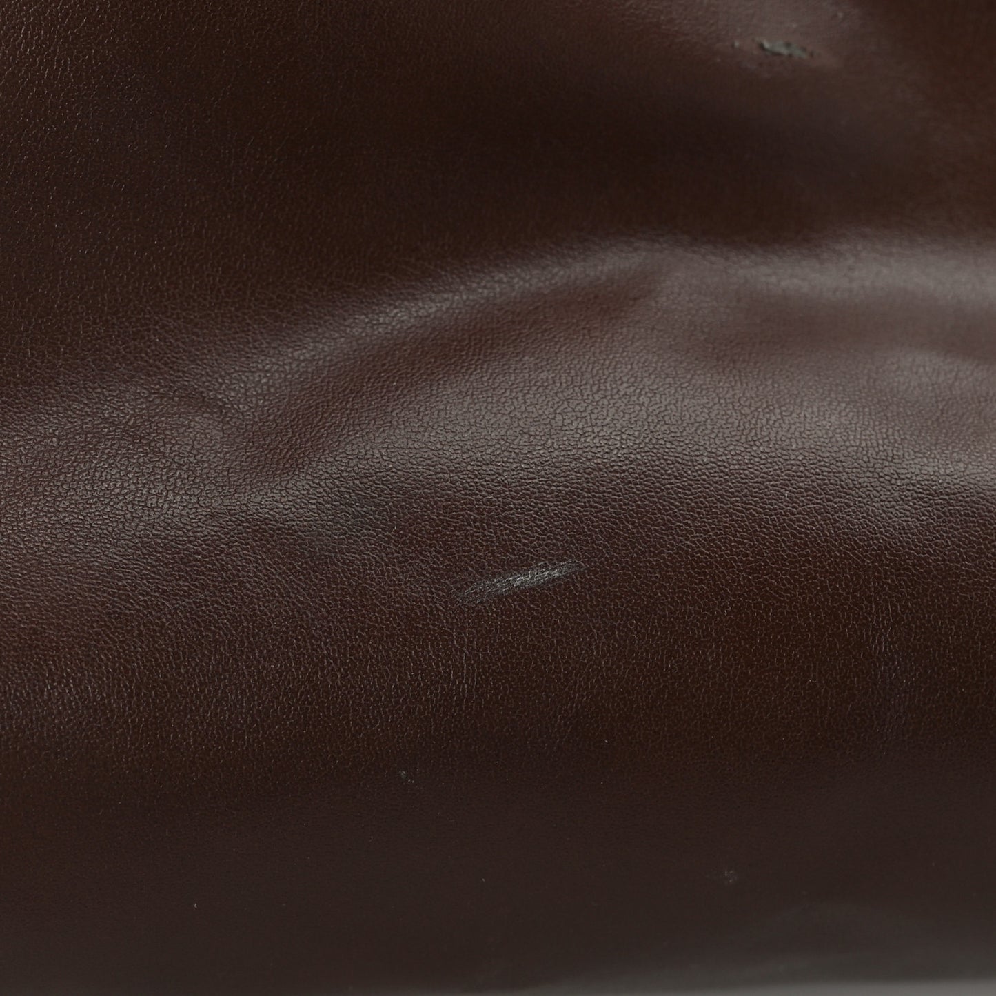 Vegan Leather Medium Shopping Bag Dark Brown
