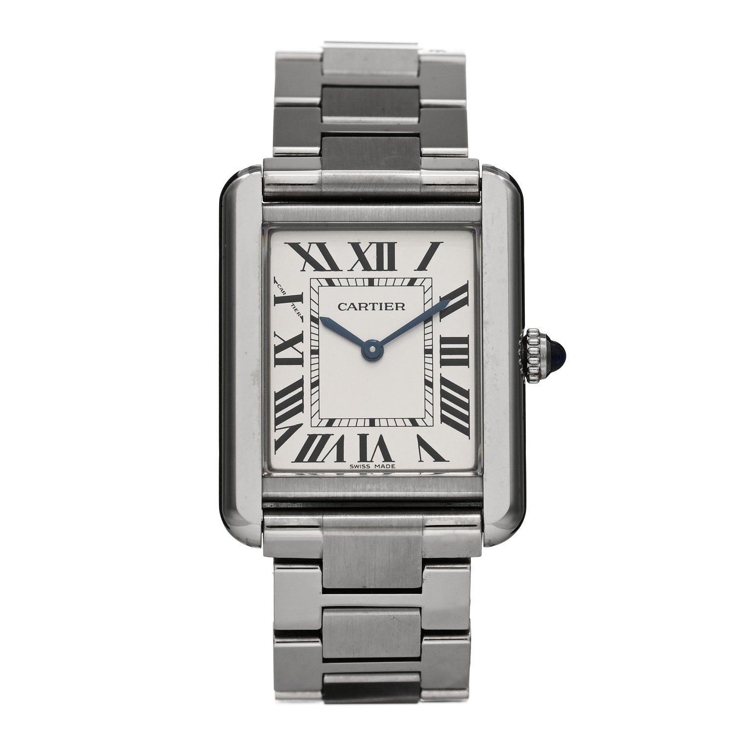 Cartier Stainless Steel 24mm Tank Solo Quartz Watch 1 of 5