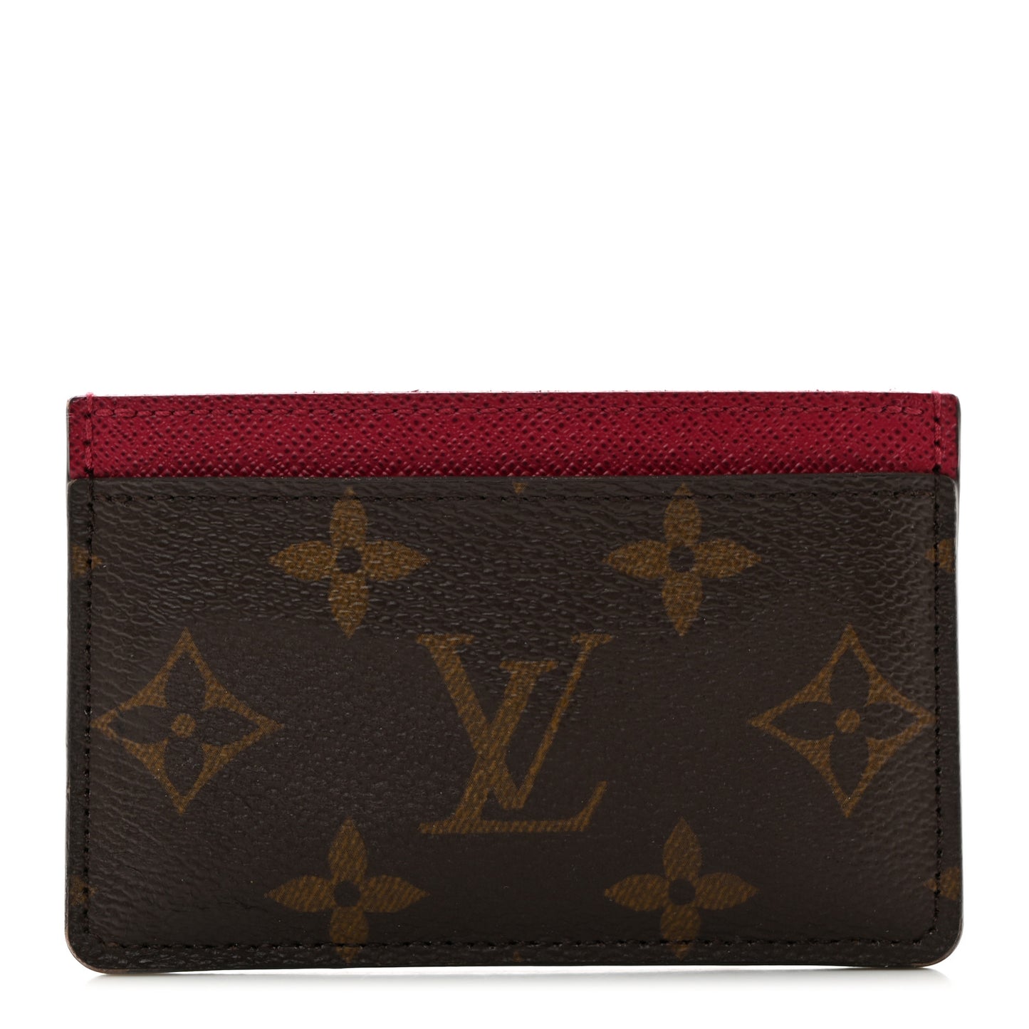 Monogram Card Holder Fuchsia