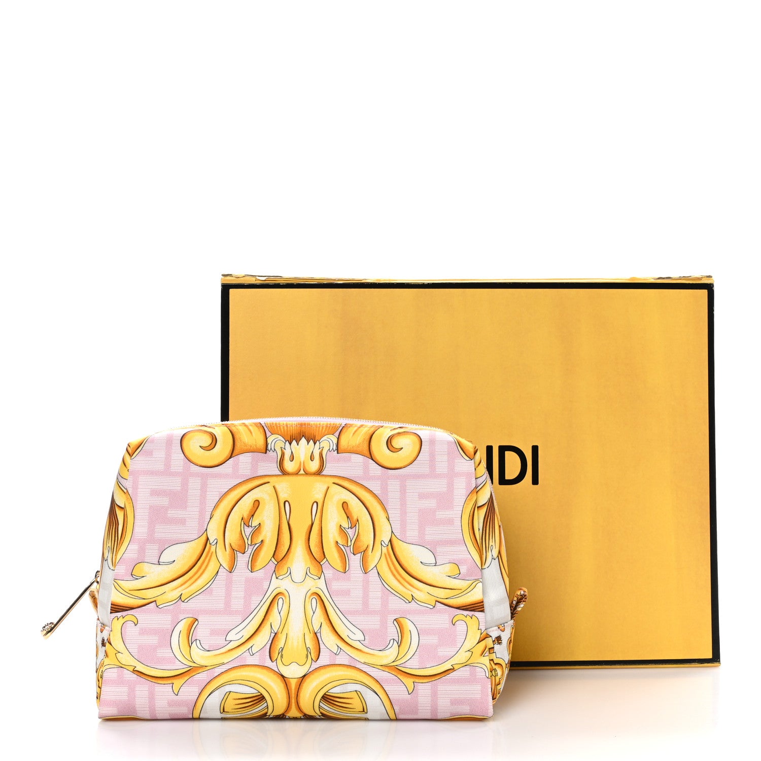 Fendi x VERSACE 1974 Embossed Medium Beauty Pouch 10 of 10