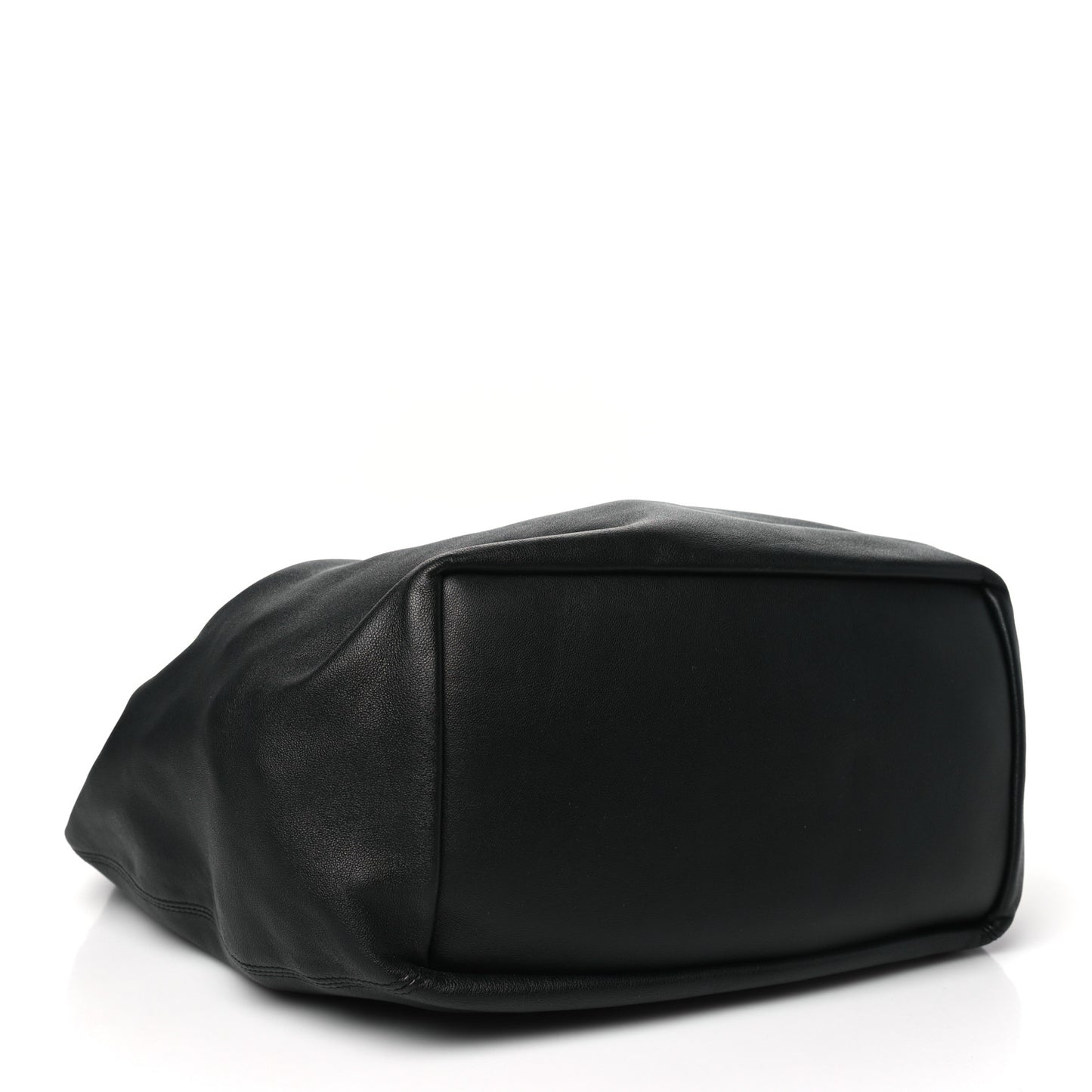 Buttery Nappa Lambskin Medium Squeeze Bag Black