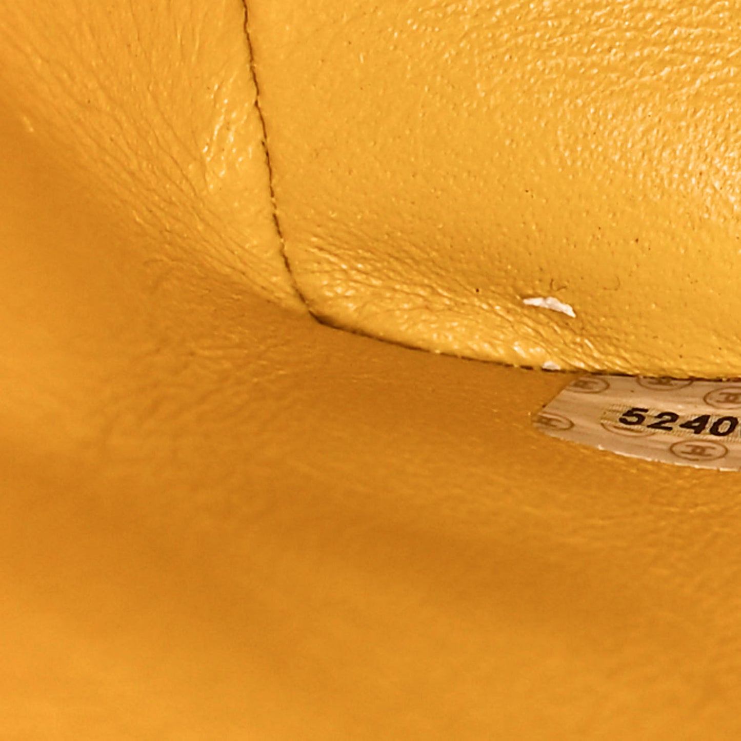 Caviar Quilted Medallion Tote Yellow