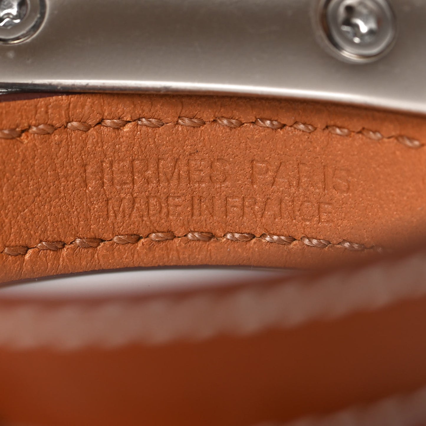Natural Tadelakt Rivale Double Tour Bracelet M Fauve