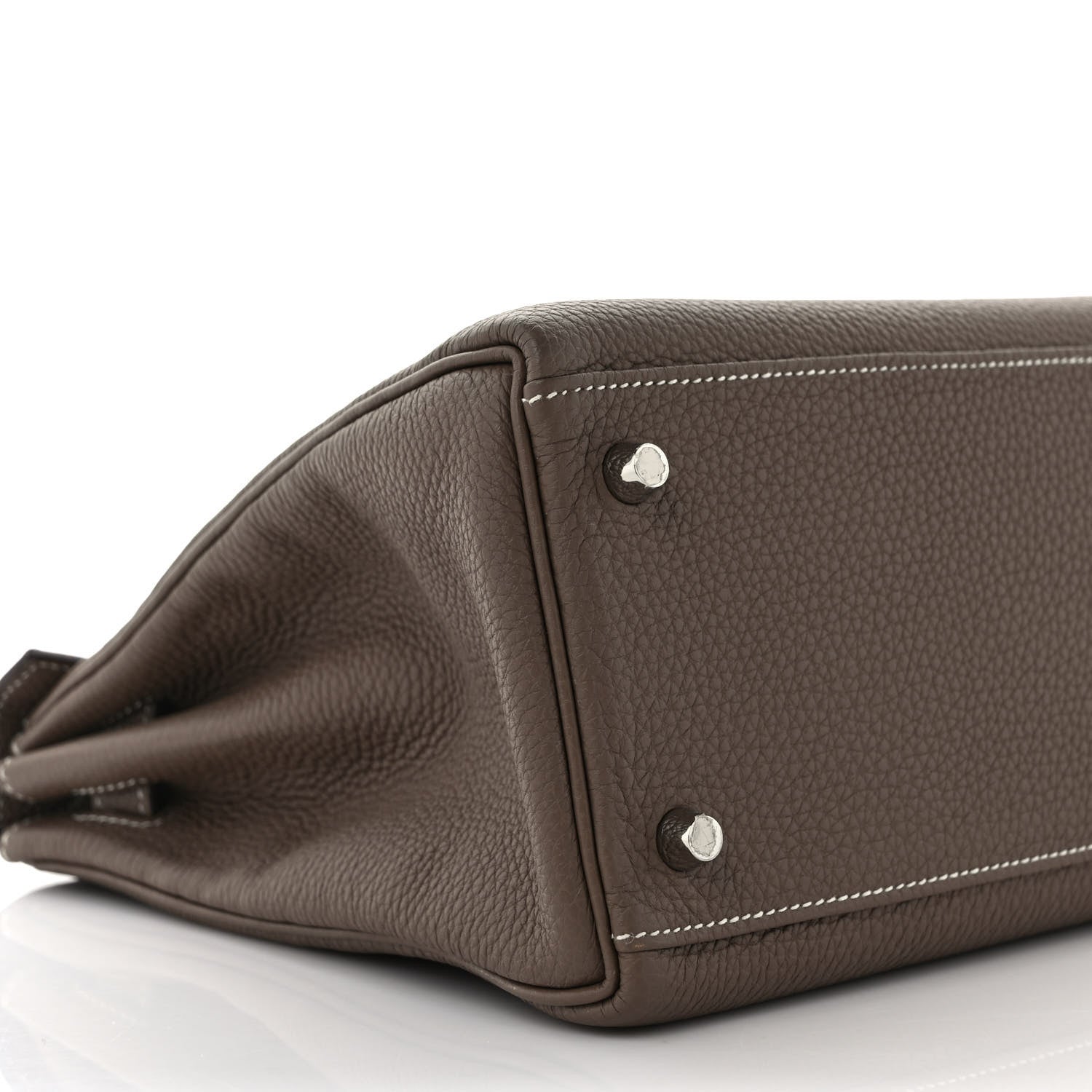 Hermes Togo Kelly Retourne 28 Etoupe 7 of 11