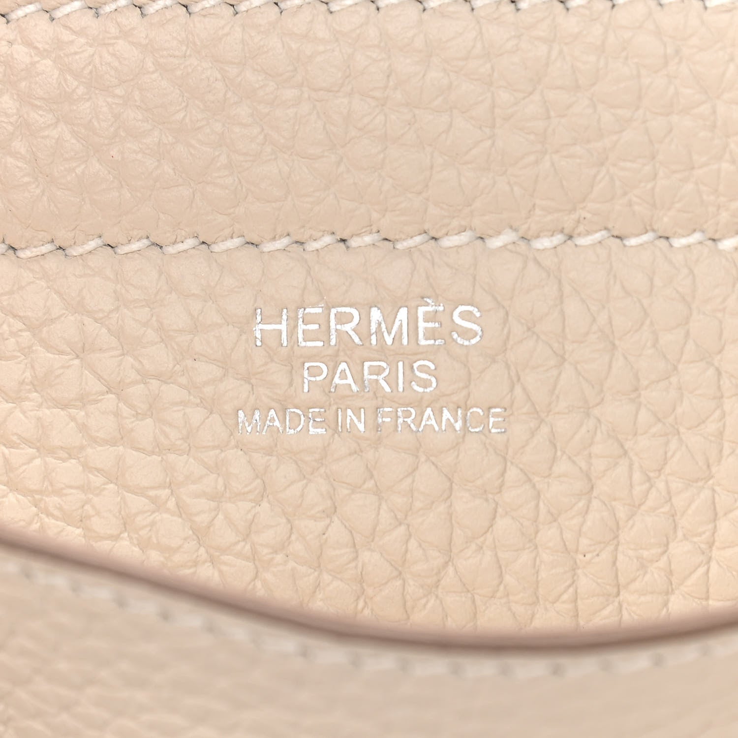Hermes Taurillon Clemence Cabasellier 31 Craie 6 of 12