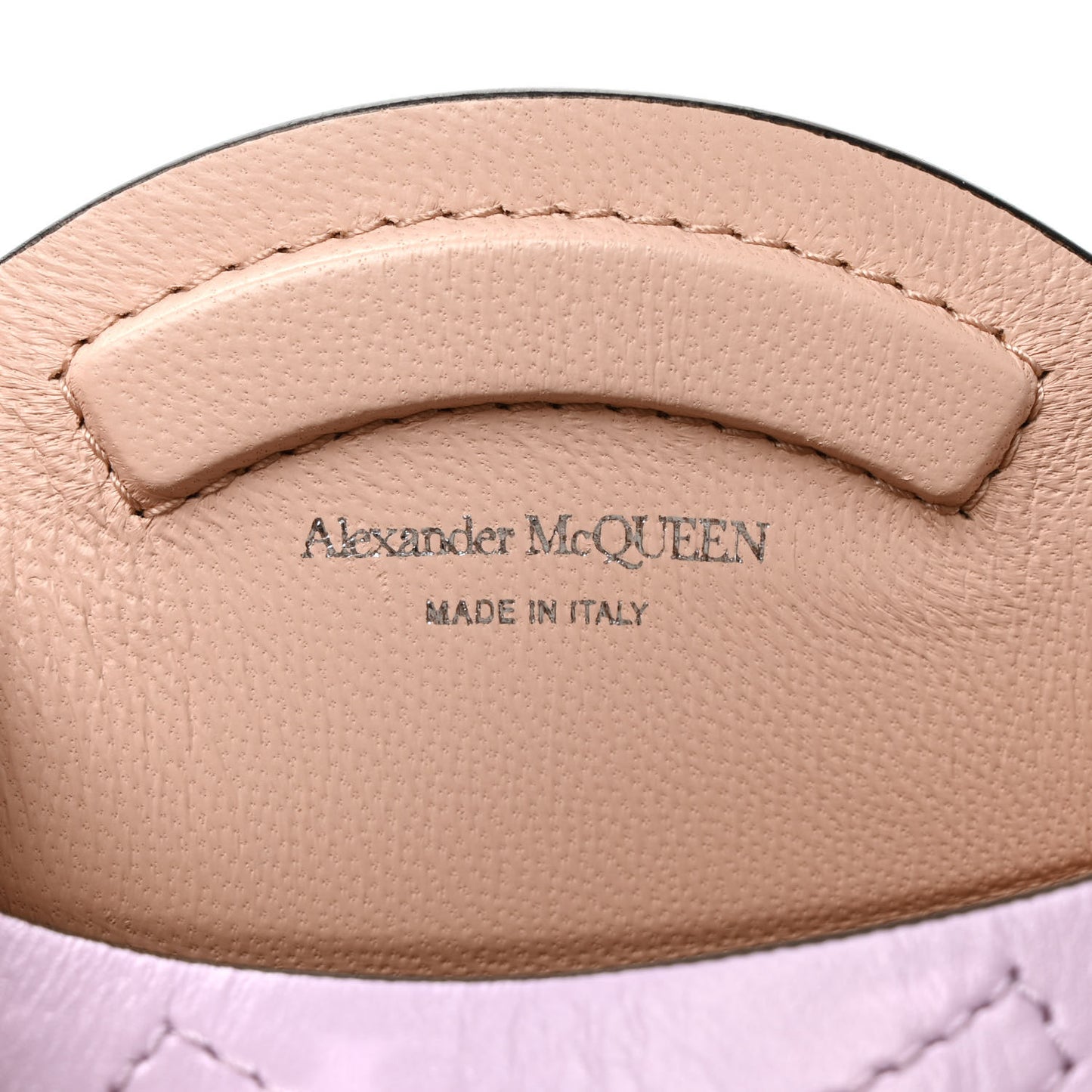 Calfskin Mini Curve Bucket Bag Light Purple