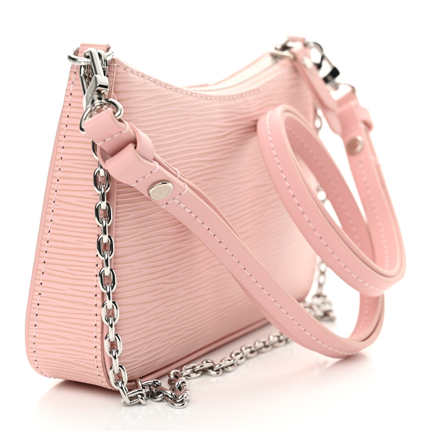 Epi Easy Pouch On Strap Rose Ballerine