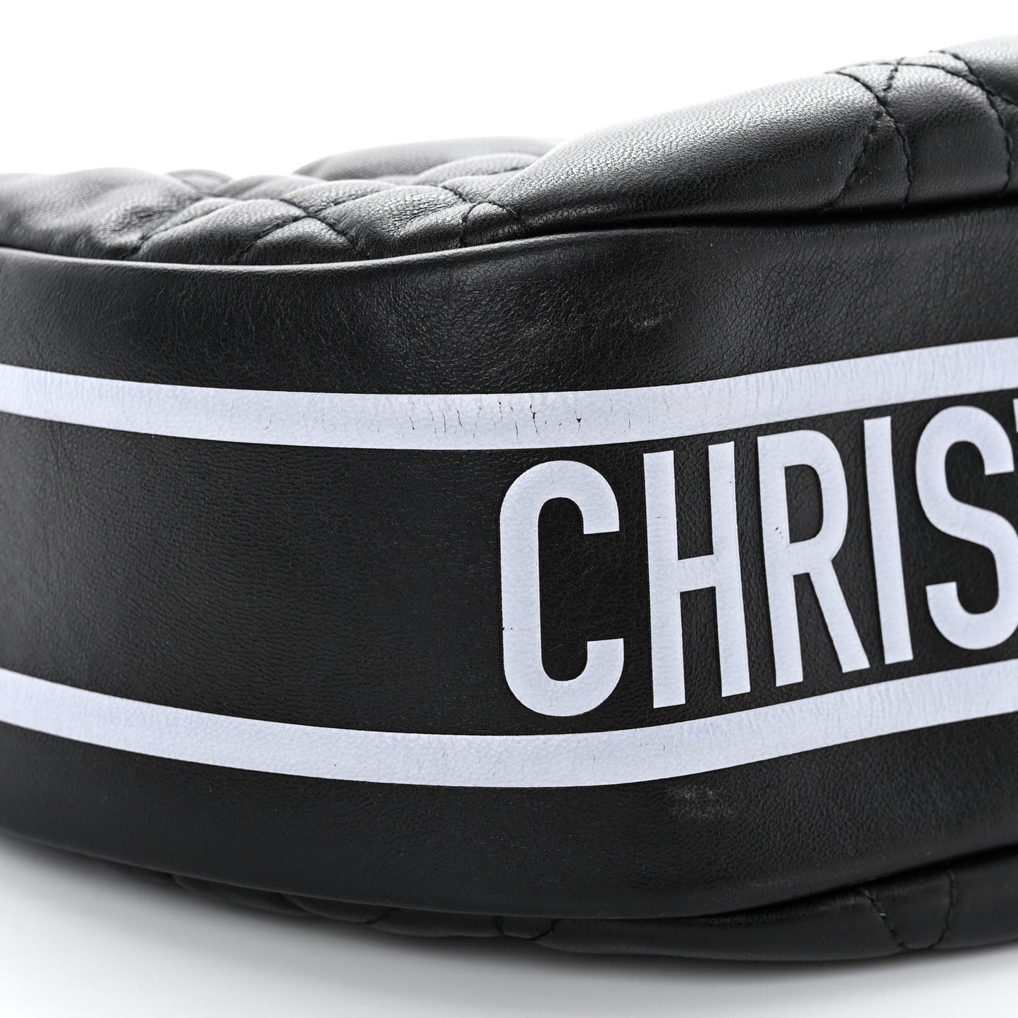 Lambskin Cannage Medium Dior Vibe Hobo Bag Black