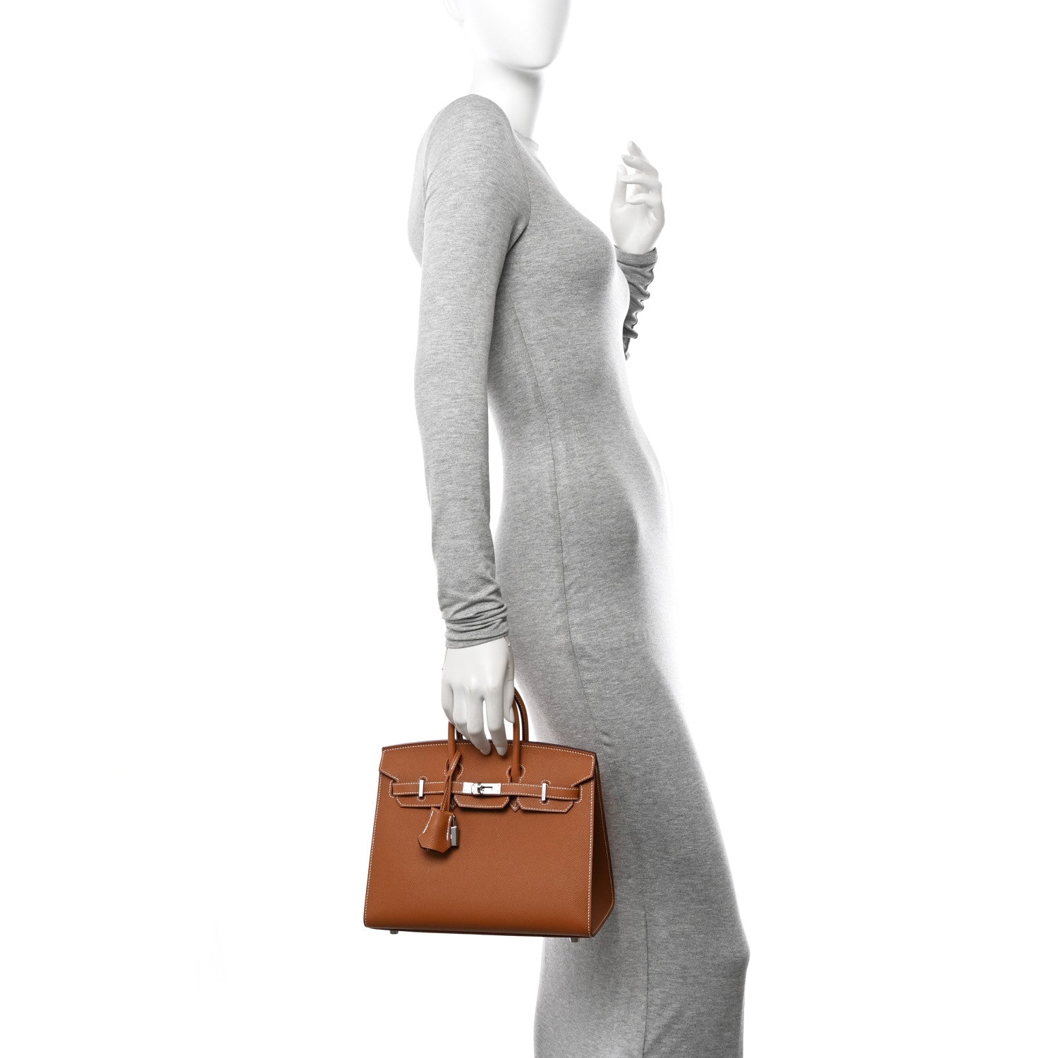Hermes Epsom Birkin Sellier 25 Gold 2 of 11