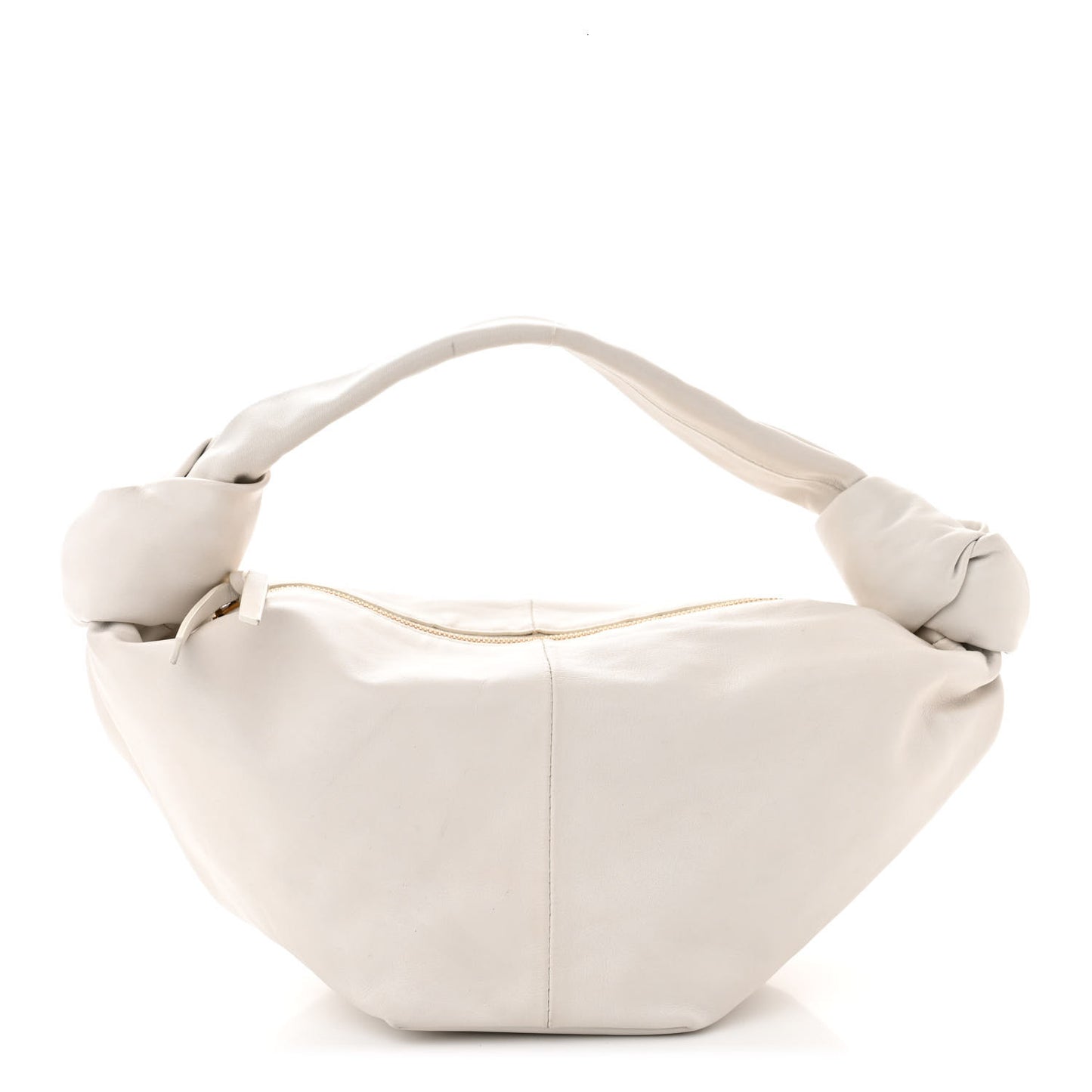 Calfskin Mini Double Knot Bag White
