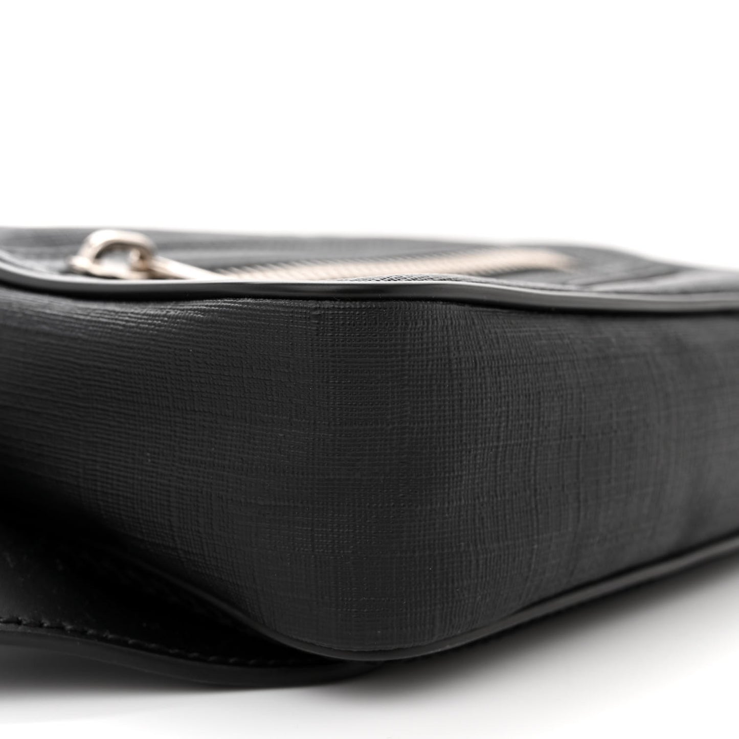 Soft GG Supreme Monogram Web Belt Bag Black Grey