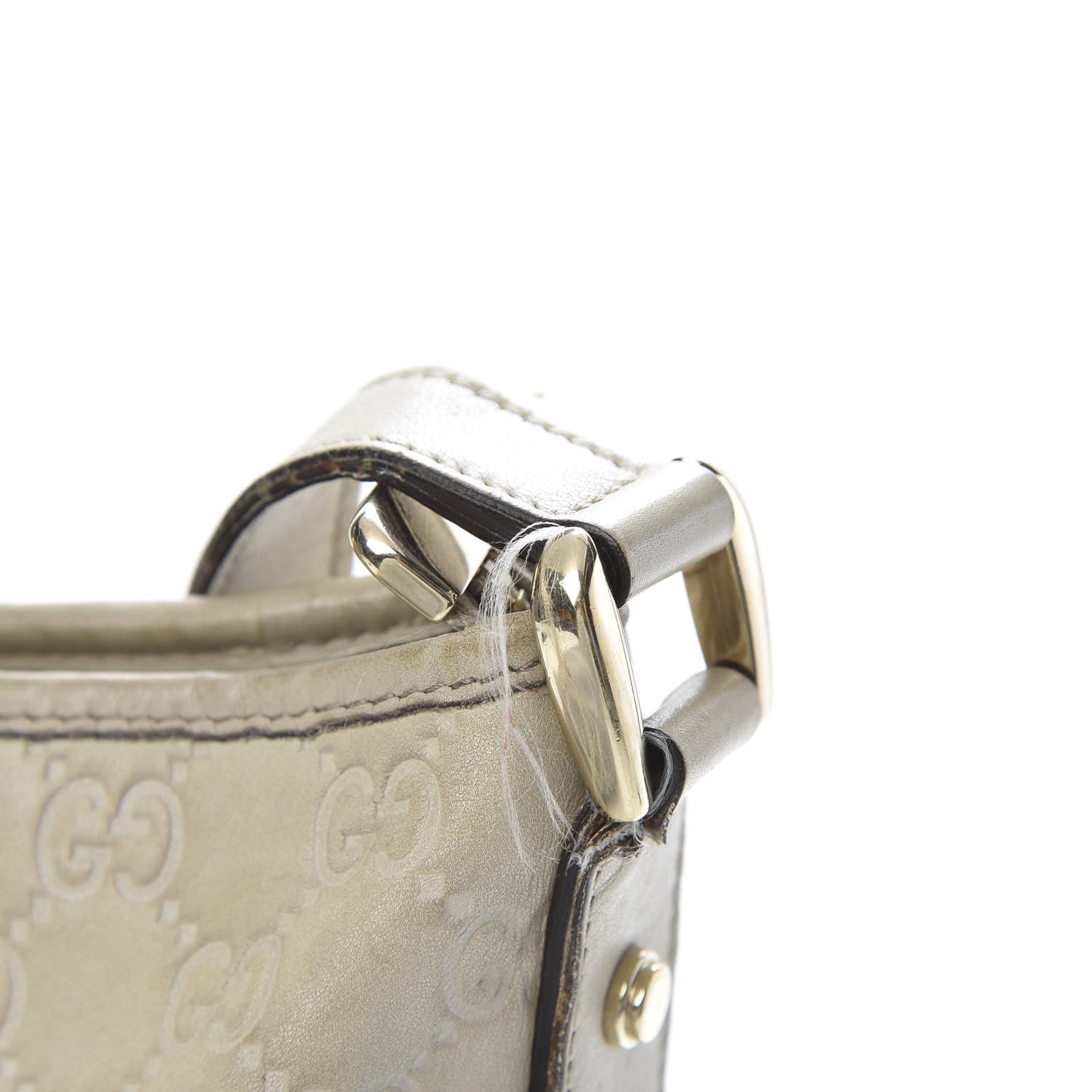 Gucci Guccissima Abbey Messenger Bag Off White 10 of 14