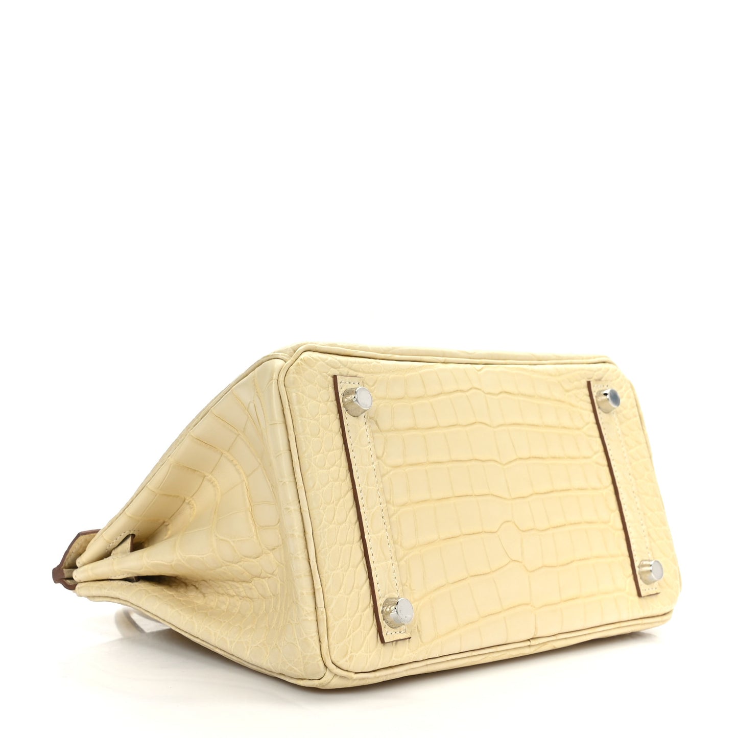 Matte Alligator Birkin 25 Vanille
