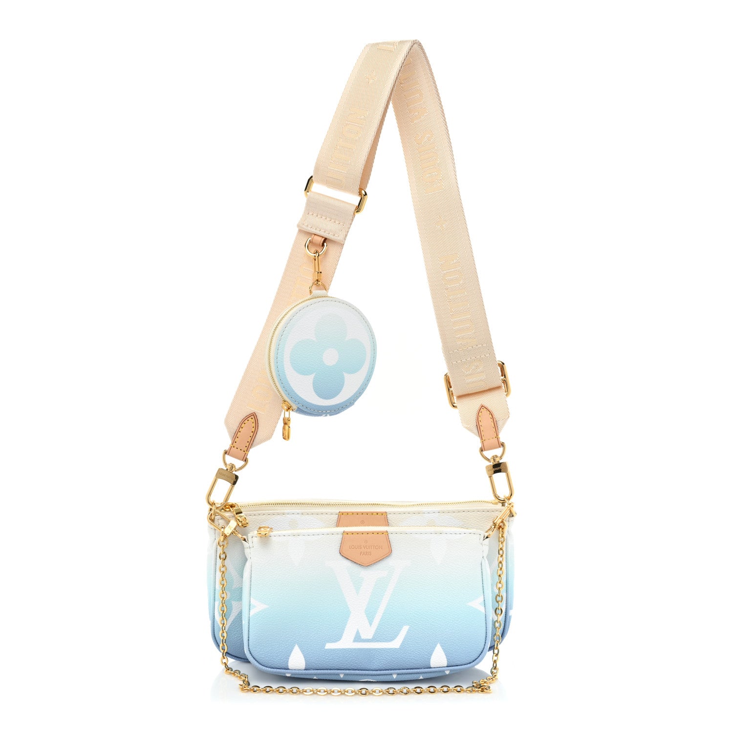 Louis Vuitton Monogram Giant By The Pool Multi Pochette Accessories Blue 1 of 12