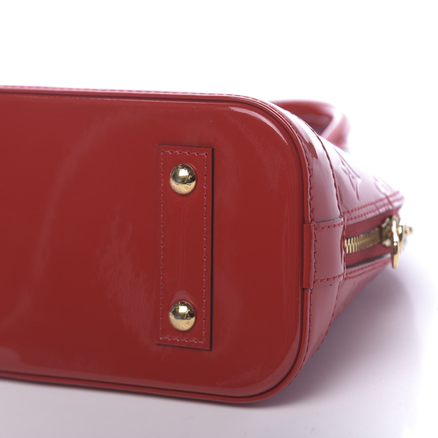 Louis Vuitton Vernis Alma BB Cherry 9 of 10