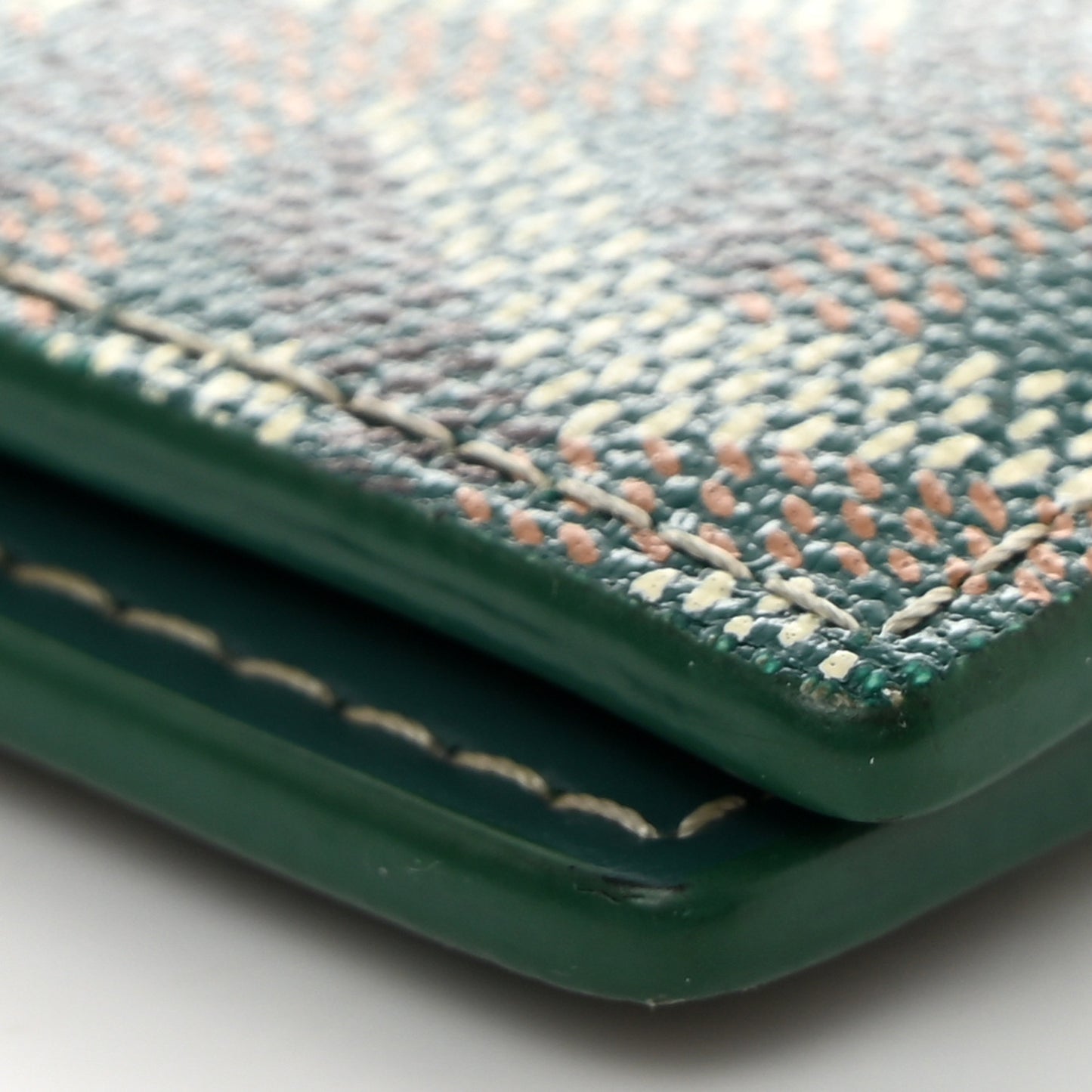 Goyardine Bi-Fold Victoire PM Wallet Green