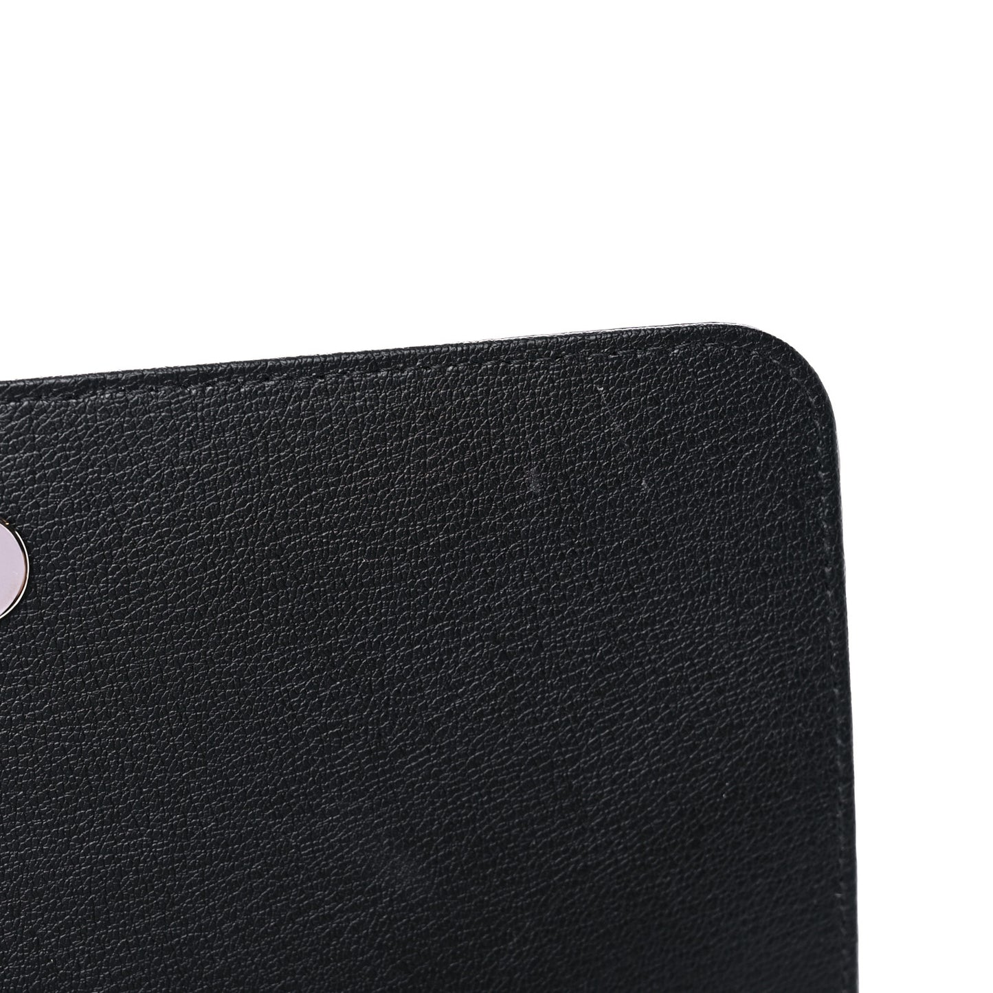Elaphe Snakeskin Printed Wallet on Chain Anthracite
