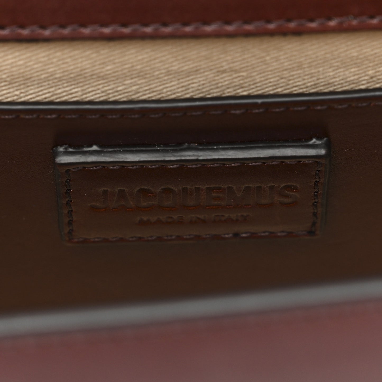 Smooth Calfskin Le Grand Bambino Dark Brown