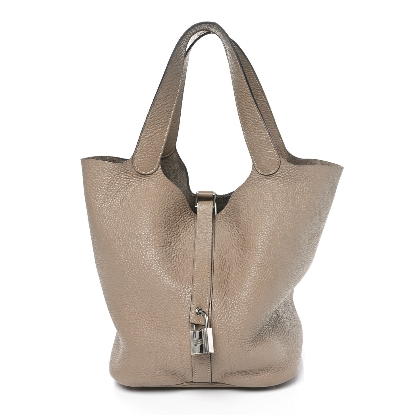 Taurillon Clemence Picotin Lock 26 GM Gris Tourterelle