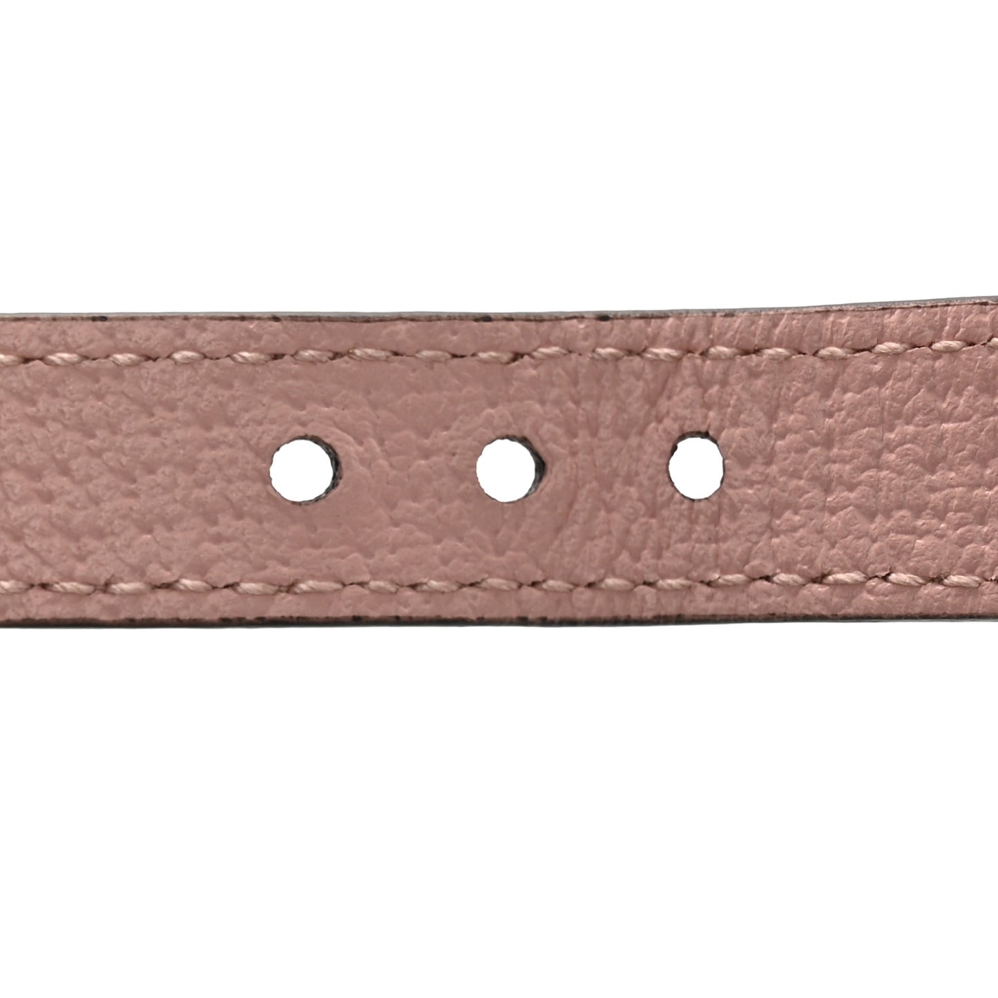 Calfskin Gloves With Buckle M Green Pink