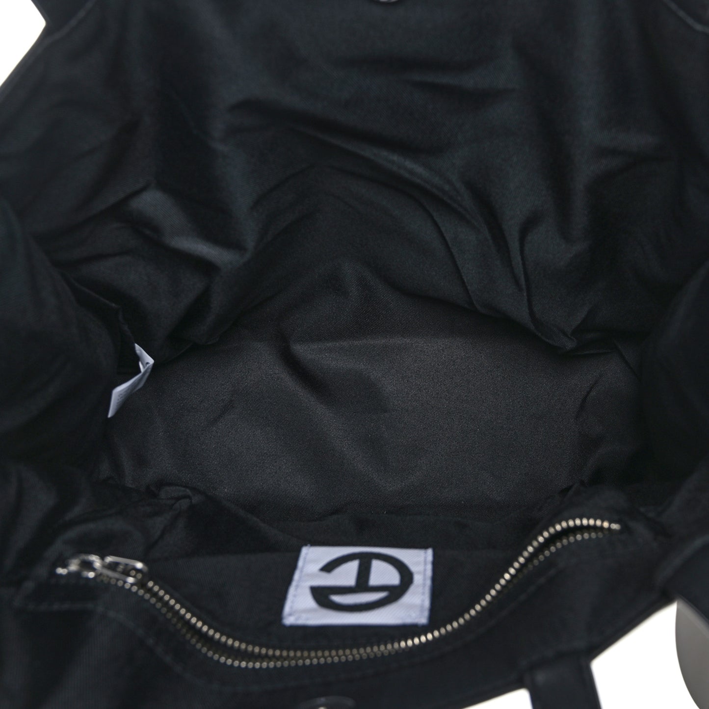 Vegan Leather Medium Shopping Bag Black