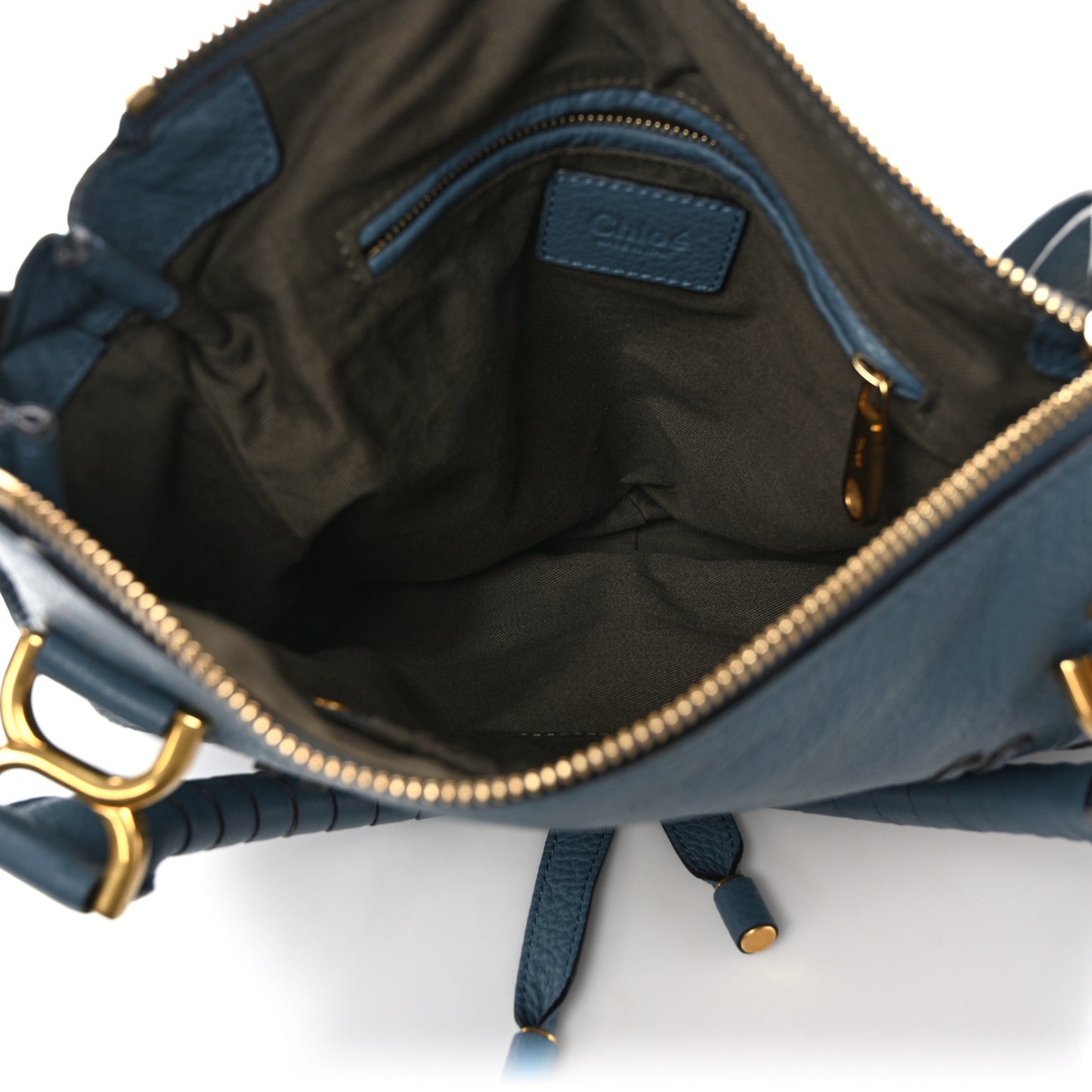 Calfskin Medium Marcie Satchel Blue