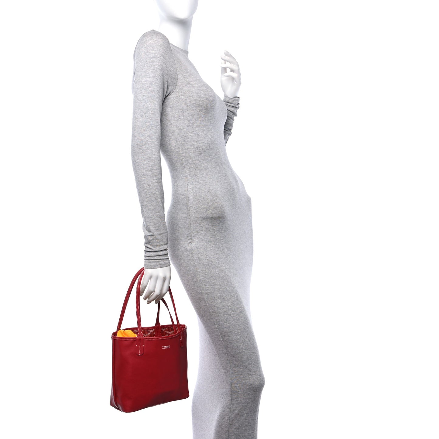 Goyardine Reversible Mini Anjou Red