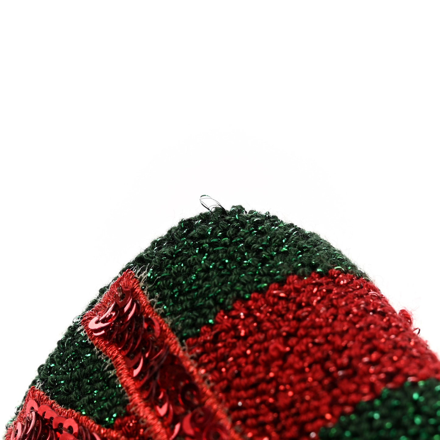 Sequin Guccification Headband M 57 Red Green