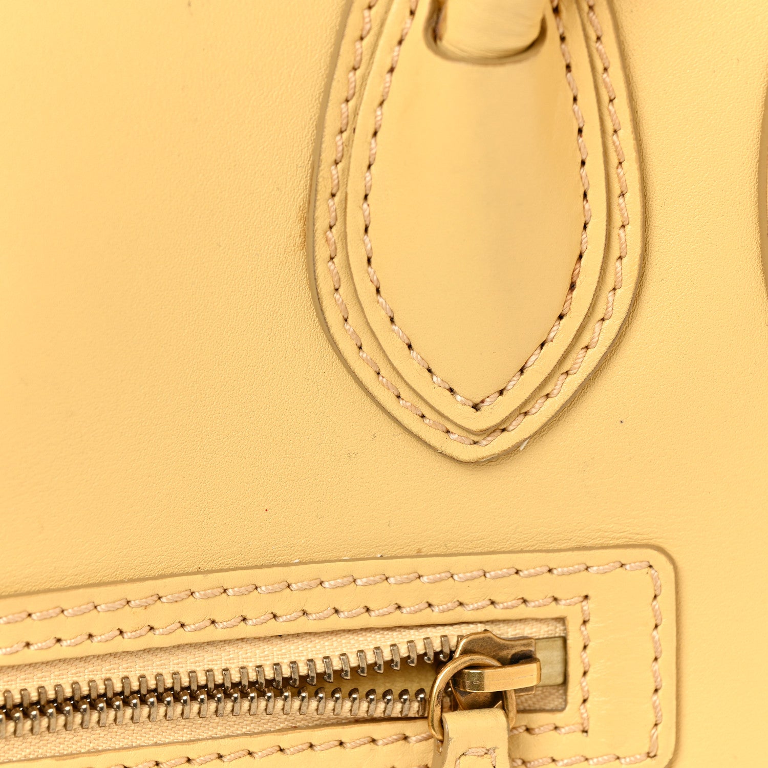 Celine Smooth Calfskin Micro Luggage Butter 11 of 21