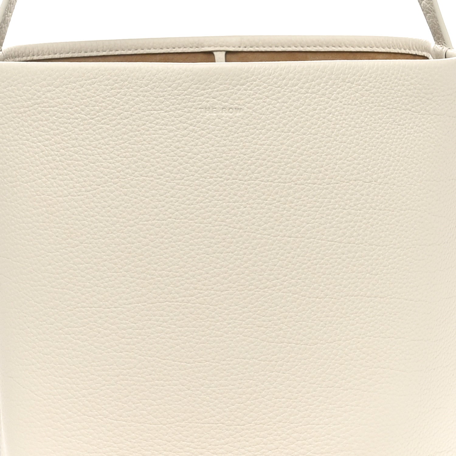 The Row Grained Calfskin Medium N/S Park Tote Ivory 8 of 10