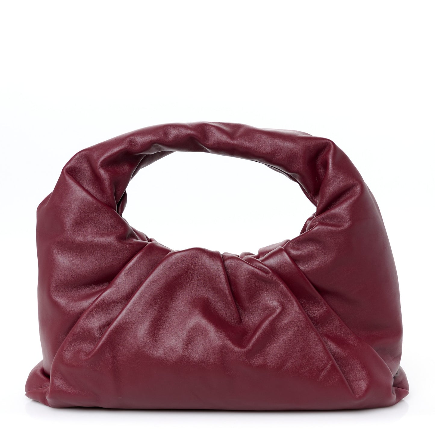 Smooth Butter Calfskin Small The Shoulder Pouch Dark Red