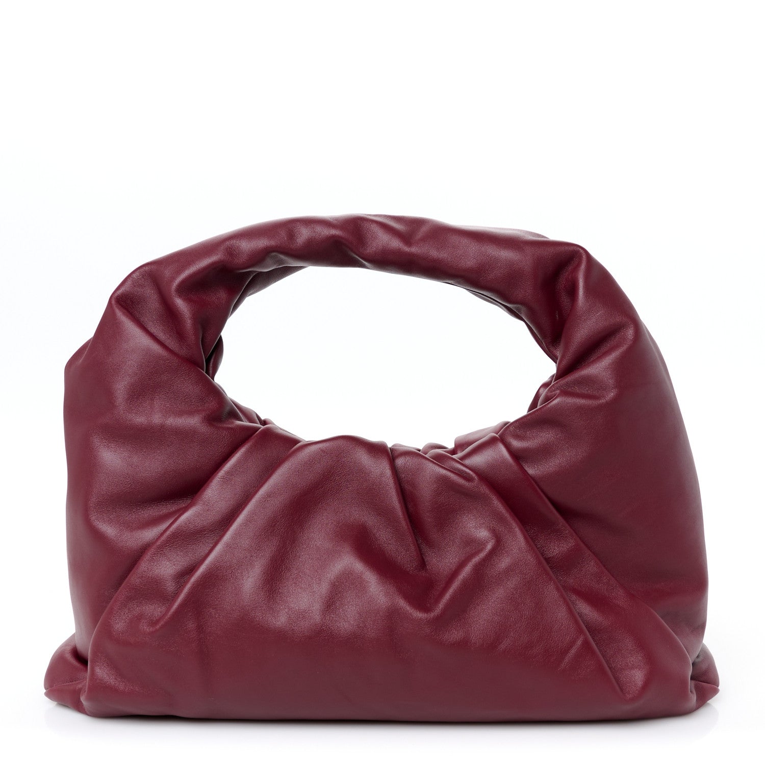 Bottega Veneta Smooth Butter Calfskin Small The Shoulder Pouch Dark Red 1 of 10