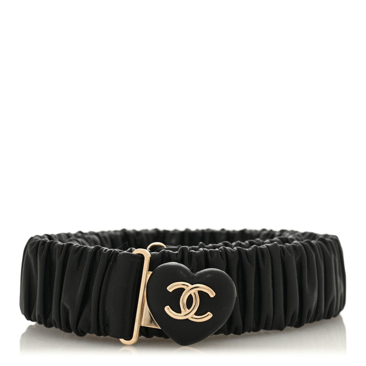 Lambskin Heart Belt 85 34 Black