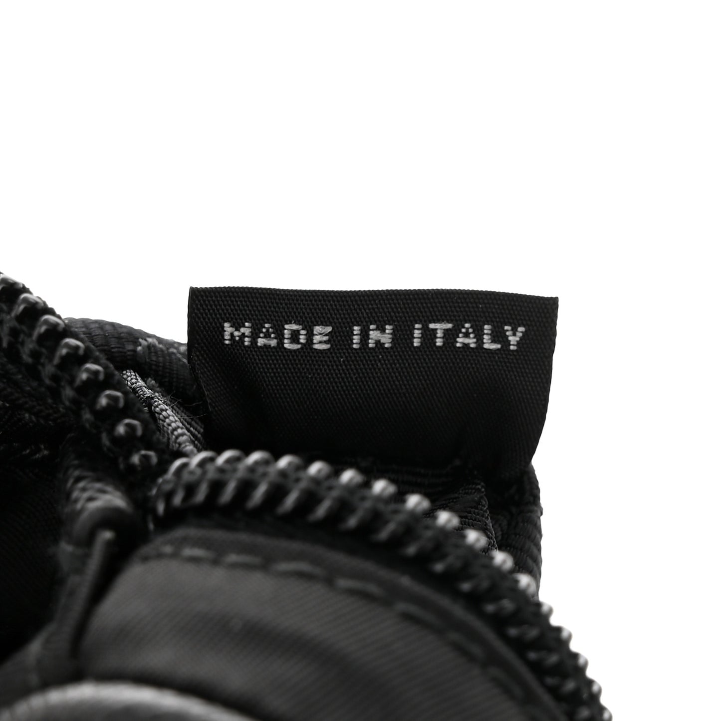 Tessuto Nylon Saffiano Belt Bag Black