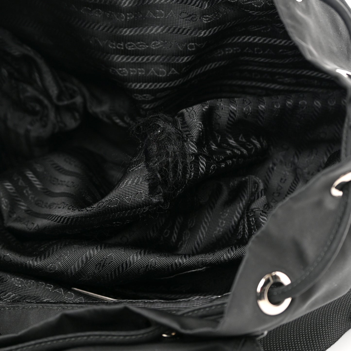 Nylon Vela Large Backpack Black