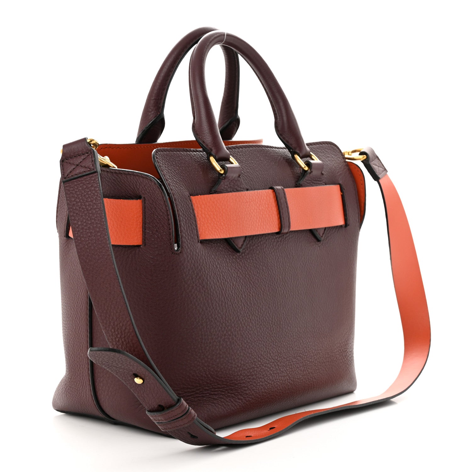 Burberry Grainy Calfskin Baby Belt Bag Deep Claret 3 of 14