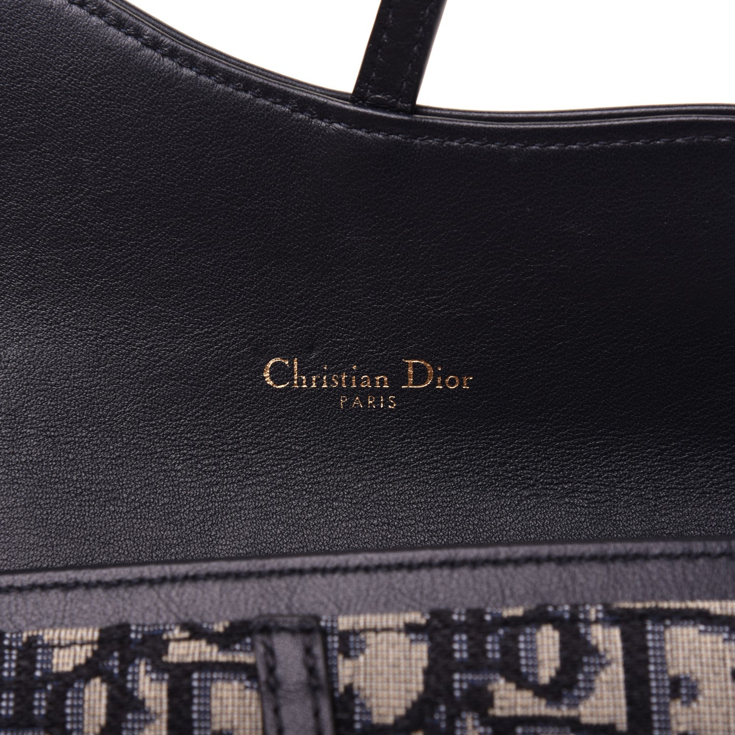 Oblique Saddle Chain Long Wallet Blue