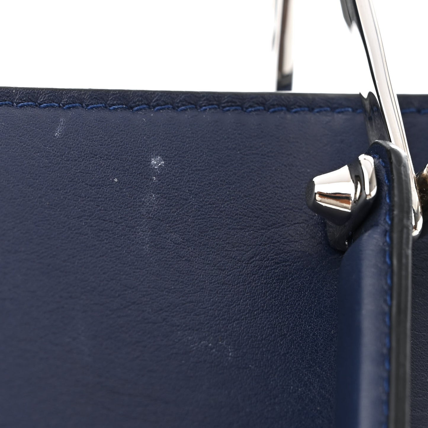 Calfskin The Tall Story Shoulder Bag Blue