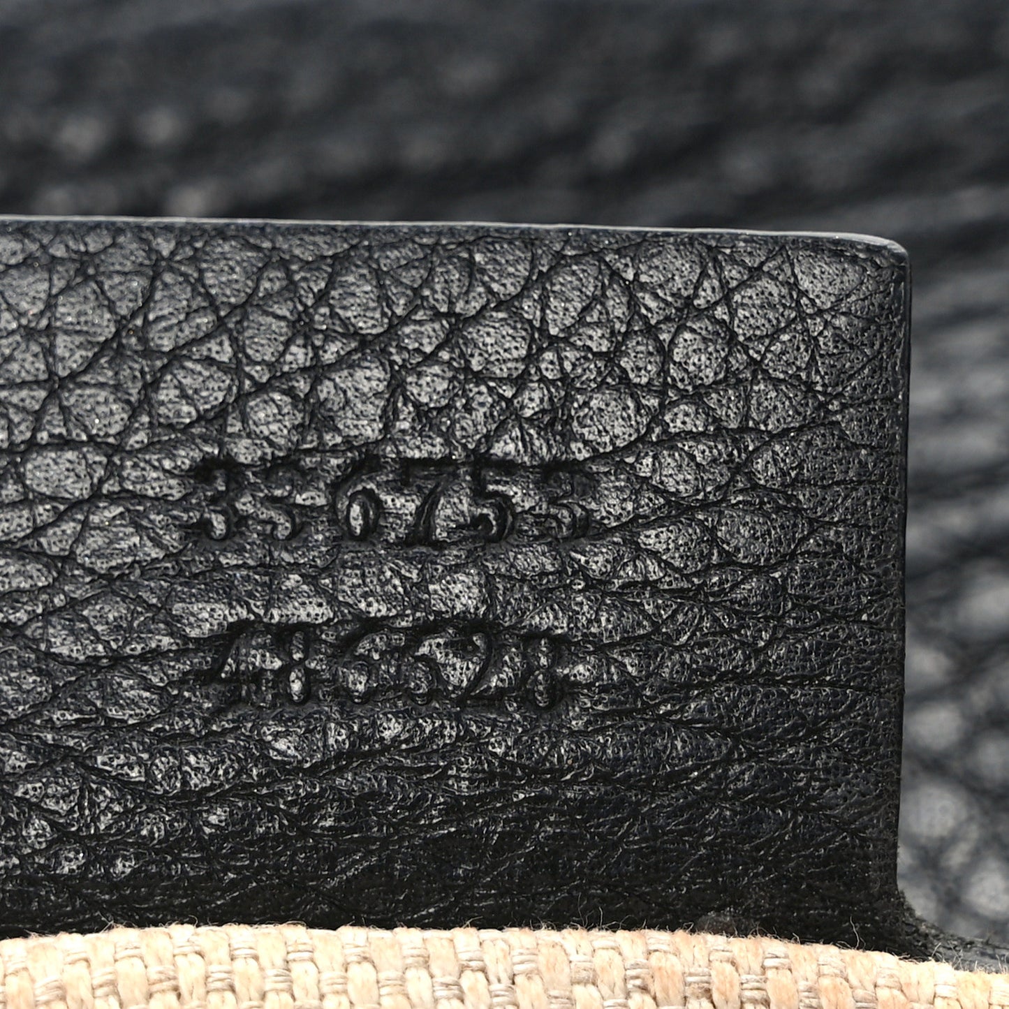 Pebbled Calfskin Medium Soho Clutch Black