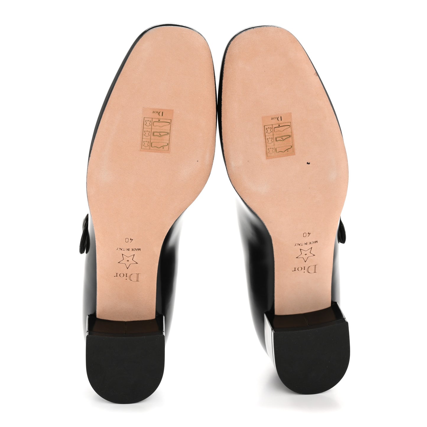 Brushed Calfskin Uniform 30mm Pumps 40 Black
