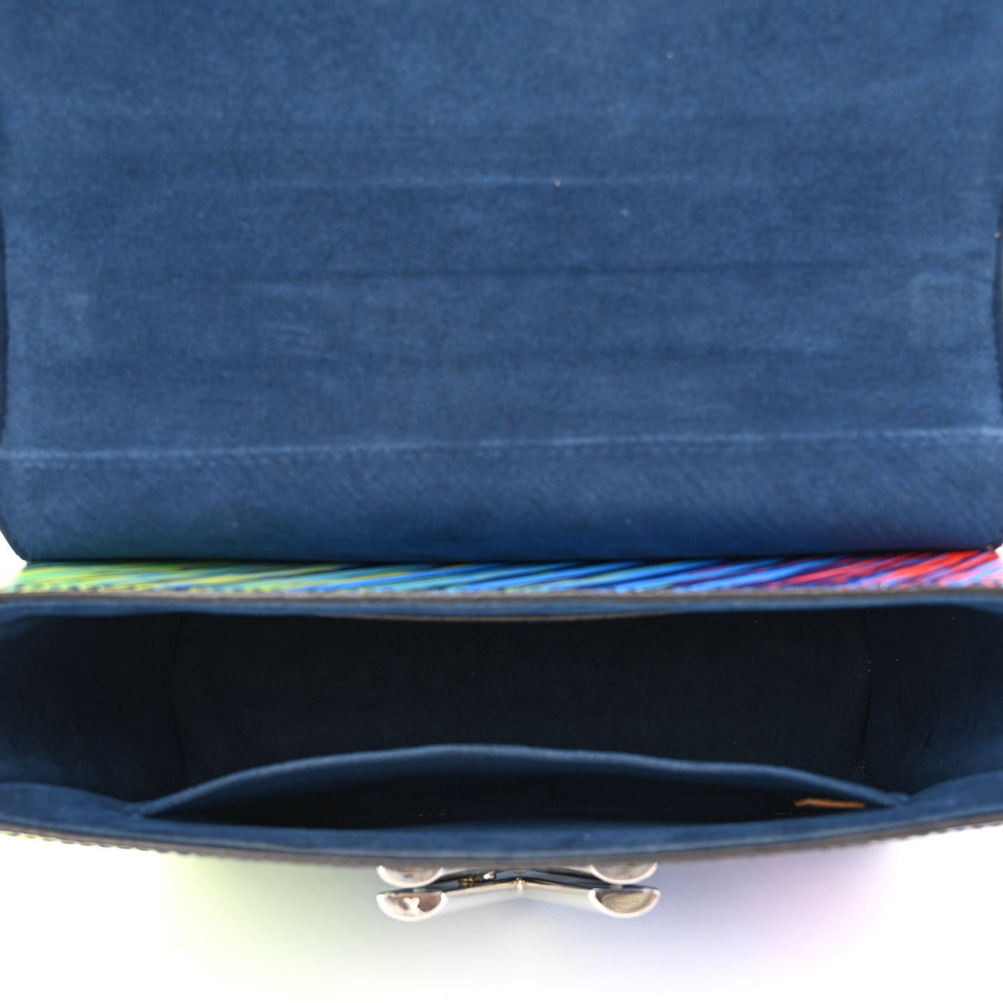 Epi Tropical Twist Shoulder Bag MM Vert Rouge