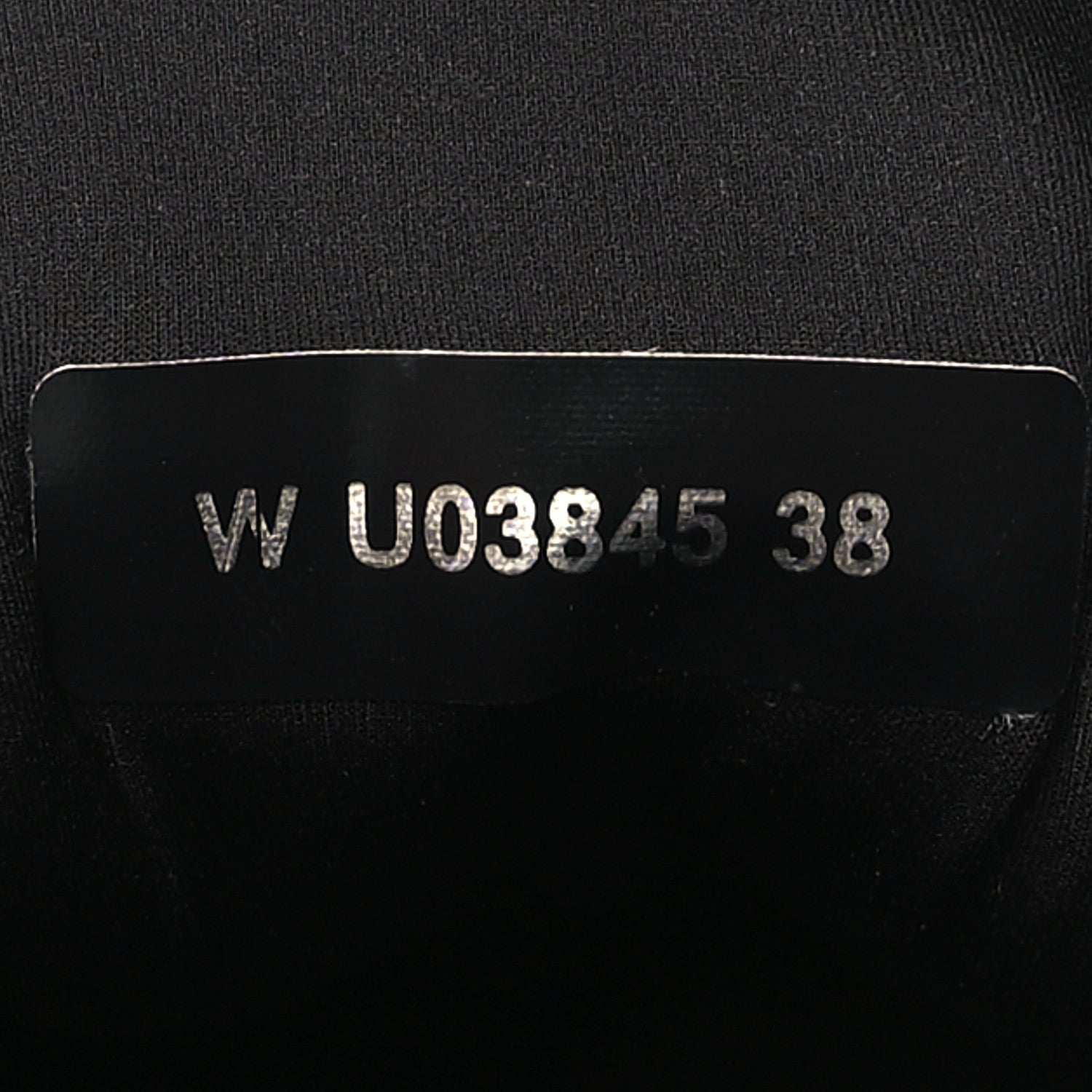 Chanel Lambskin Fabric CC Uniform Sneakers 38 Black 9 of 9