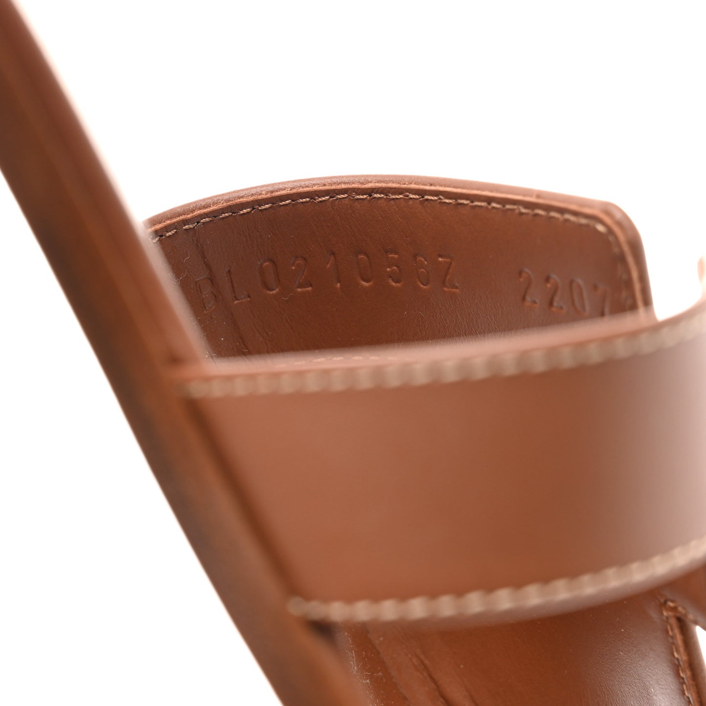 Box Calfskin Oran Sandals 37 Gold