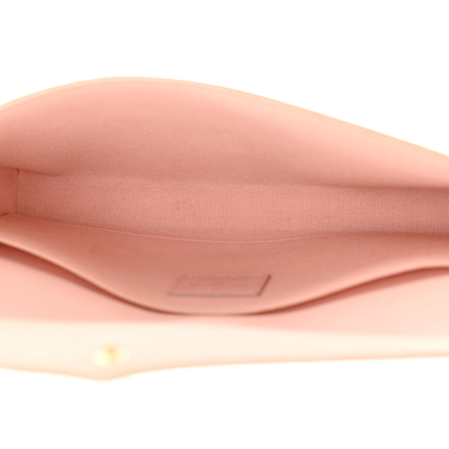 Damier Azur Pochette Felicie Chain Wallet Rose Ballerine