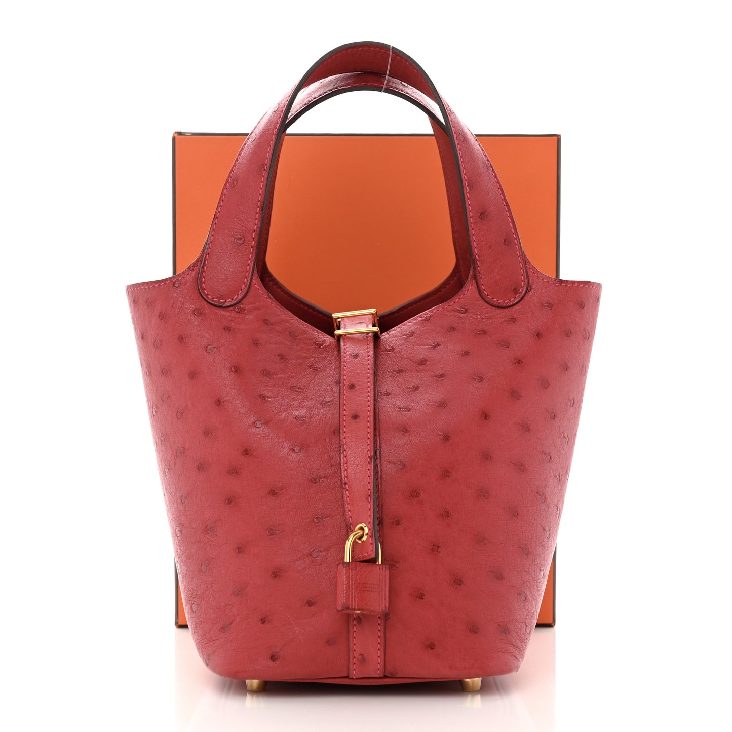 Ostrich Picotin Lock 18 Rouge Vif