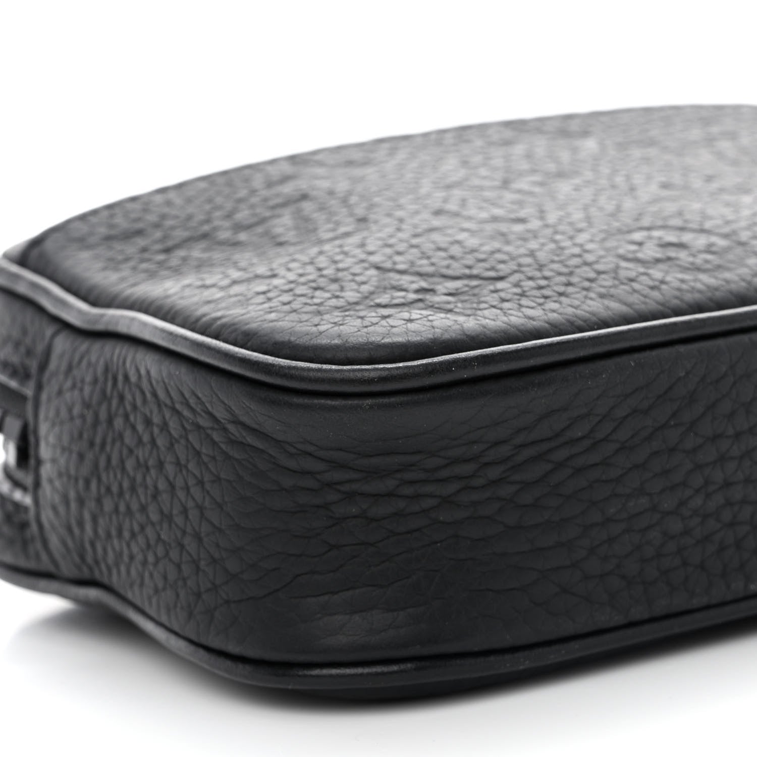 Louis Vuitton Taurillon Monogram Uniformes Solar Ray Soft Pochette Volga Belt Bag Black 9 of 10