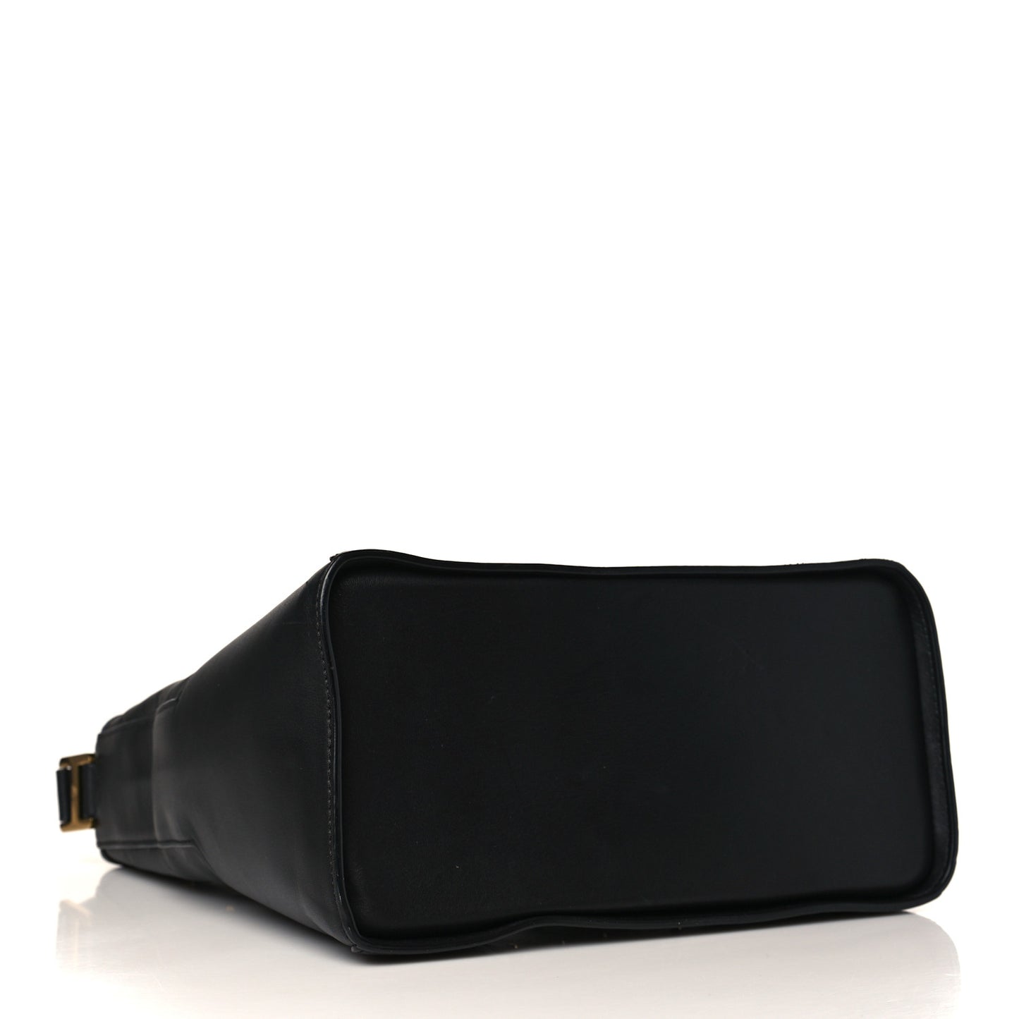 Coated Canvas Claudia Studs Crossbody Bag Black