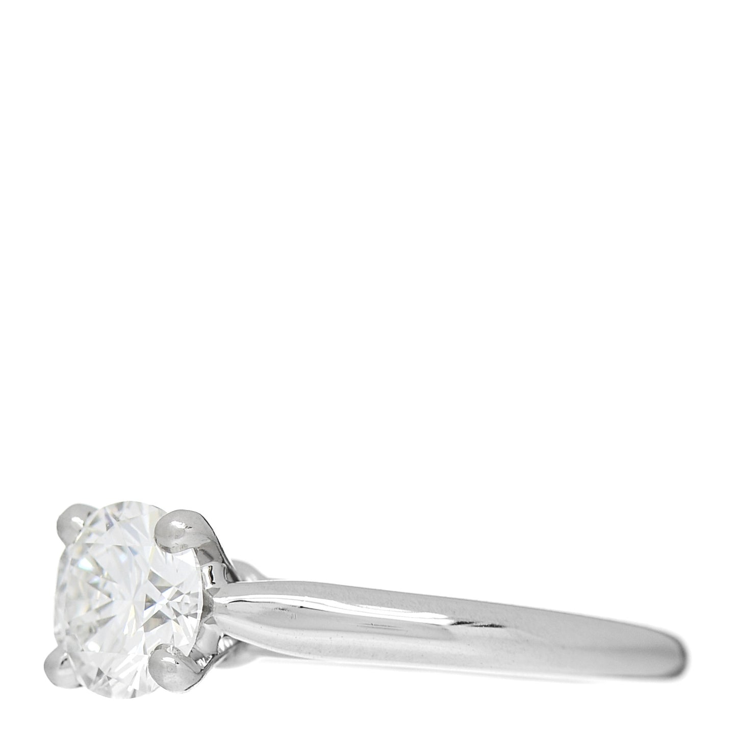 Platinum Diamond .75ct Solitaire 1895 Engagement Ring 45 3.25