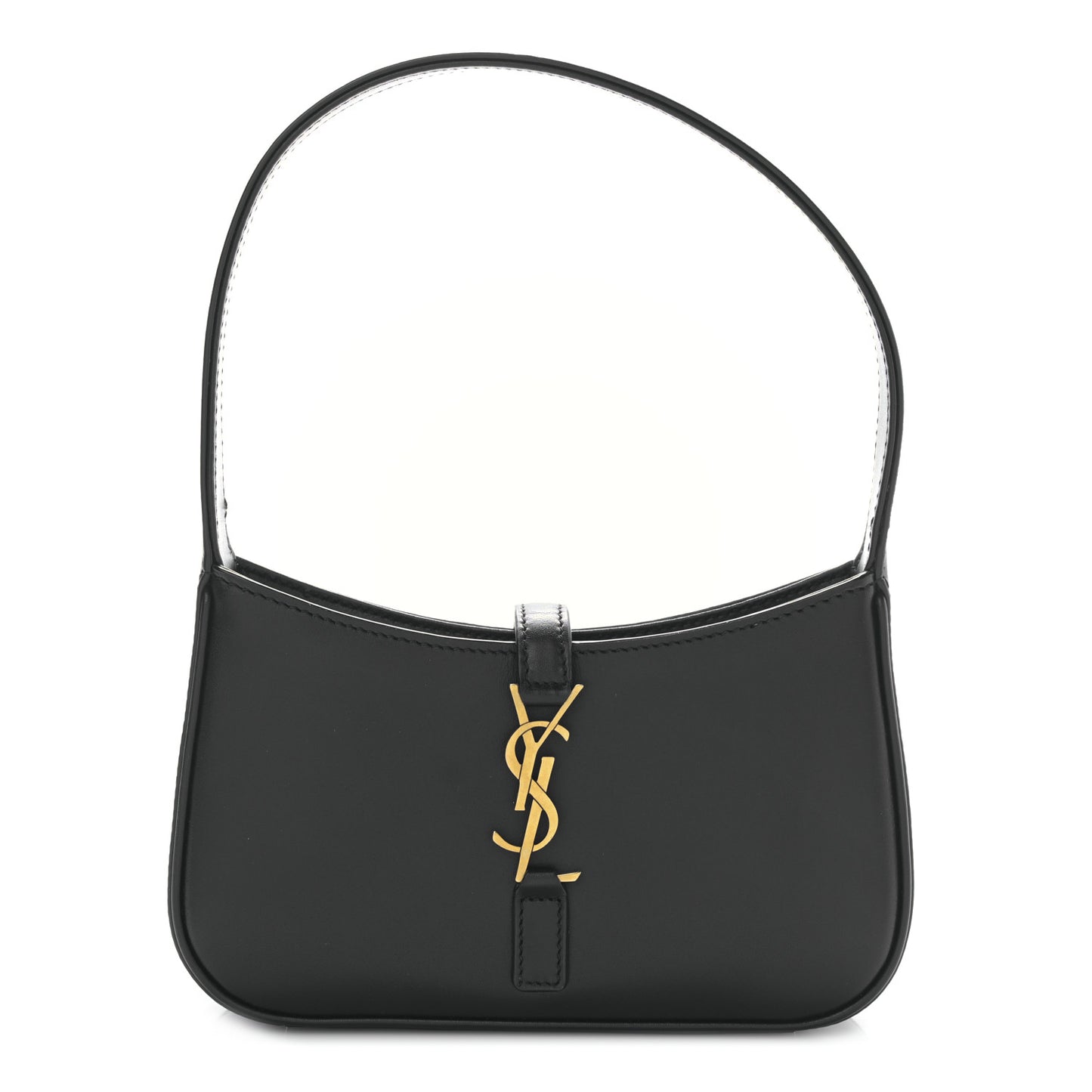 Smooth Calfskin Le 5 A 7 Mini Hobo Black